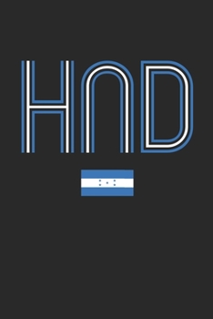 Vintage Honduras Notebook - Honduras Diary - Retro Honduran Flag Journal - Honduras Gifts: Medium College-Ruled Journey Diary, 110 page, Lined, 6x9 (15.2 x 22.9 cm)