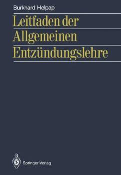 Paperback Leitfaden Der Allgemeinen Entzündungslehre [German] Book