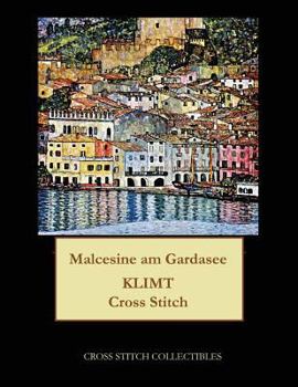 Paperback Malcesine am Gardasee: Gustav Klimt cross stitch pattern [Large Print] Book