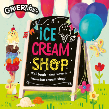 Hardcover Convertible Ice Cream Shop Book