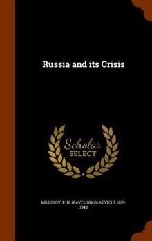 Hardcover Russia and its Crisis Book
