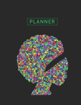 Planner: Black Afro WomanAnime & Chill 2 Year Monthly Planner with Note Pages (24 Months) | Jan 2020 - Dec 2021 | Month Planning | Appointment ... | Plan Each Day, Set Goals & Get Stuff Done