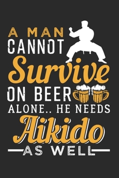 AIKIDO: Aikido Notebook the perfect gift idea for martial artists or aikido fans. The paperback has 120 white pages with dot matrix that assist you in writing or sketching.