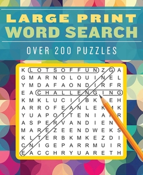 Paperback Large Print Word Search [Large Print] Book