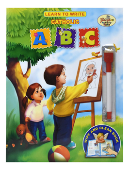 Paperback Learn to Write Catholic ABC [With Dry Erase Marker] Book