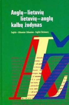 Hardcover English-Lithuanian and Lithuanian-English Dictionary Book