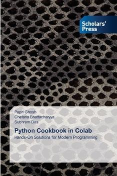 Paperback Python Cookbook in Colab Book