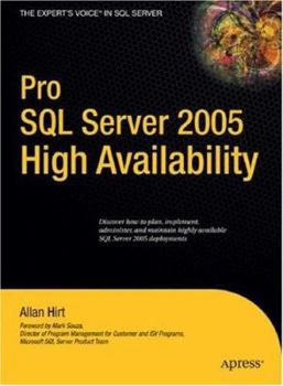 Hardcover Pro SQL Server 2005 High Availability Book