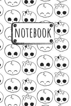 Paperback Notebook: Cute Skulls Notebook For Kids, Great For School Notes Book