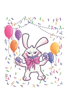 Funny Easter Bunny Notebook: Graph Paper Journal 6x9 - 120 Pages