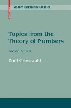 Hardcover Topics from the Theory of Numbers Book