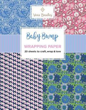 Paperback Vera Bradley Baby Bump Wrapping Paper Book