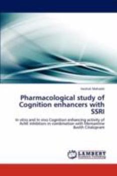 Paperback Pharmacological Study of Cognition Enhancers with Ssri Book