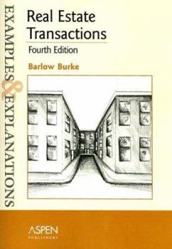 Paperback Real Estate Transactions: Examples and Explanations Book