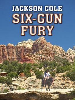 Paperback Six-Gun Fury (Wheeler Large Print Western) [Large Print] Book