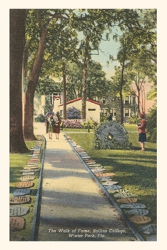 Paperback Vintage Journal Walk of Fame, Rollins College, Florida Book