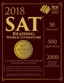 Paperback 2018 SAT Reading: World Literature Practice Book