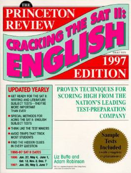 Paperback Cracking the SAT II English Subject Test: 1997 Edition Book
