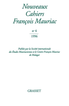 Paperback Nouveaux cahiers François Mauriac n°04 [French] Book