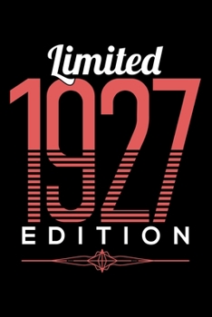 Paperback Limited 1927 Edition: Dot Grid Journal, Diary, Notebook, 6x9 inches with 120 Pages. Book