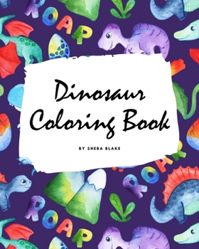 Paperback Dinosaur Coloring Book for Children (8x10 Coloring Book / Activity Book) Book