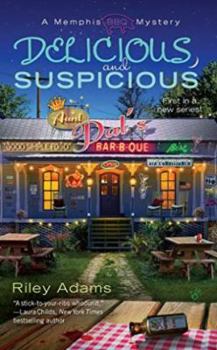 Hardcover Delicious and Suspicious [Large Print] Book