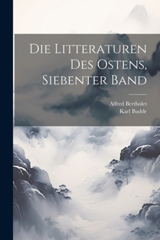 Paperback Die Litteraturen des Ostens, siebenter Band [German] Book