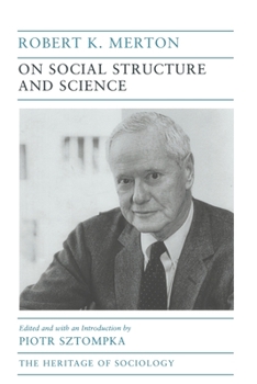 Paperback On Social Structure and Science Book