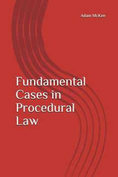 Paperback Fundamental Cases in Procedural Law Book