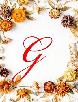 Paperback G: Monogram Initial Polar Graph Paper Notebook - 1 Inch Centered Technical Sketchbook For Engineers and Designer - Fall F Book