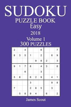 Paperback 300 Easy Sudoku Puzzle Book - 2018 Book