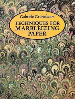 Paperback Techniques for Marbleizing Paper Book