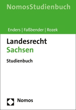 Paperback Landesrecht Sachsen: Studienbuch [German] Book