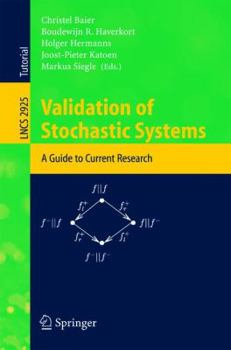 Paperback Validation of Stochastic Systems: A Guide to Current Research Book