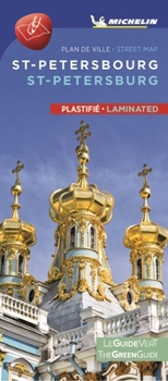 Map Michelin St. Petersburg City Map - Laminated Book