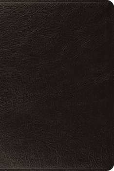 Imitation Leather ESV Personal Size Reference Bible, Red Letter (Genuine Leather, Black) Book