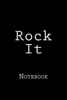 Paperback Rock It: Notebook Book