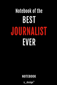 Notebook for Journalists / Journalist: awesome handy Note Book [120 blank lined ruled pages]