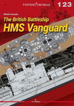 Paperback The British Battleship HMS Vanguard Book