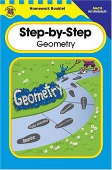 Paperback Step-By-Step Geometry Homework Booklet, Intermediate (Homework Booklets) Book