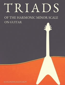Paperback Triads of the Harmonic Minor Scale on Guitar Book