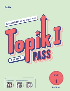 Paperback FunPik TOPIK PASS Reading Level 1 Book