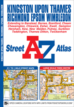 Paperback Kingston Upon Thames & Richmond A-Z Street Atlas Book