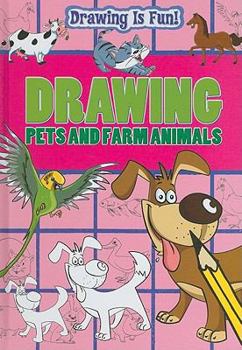 Library Binding Drawing Pets and Farm Animals Book