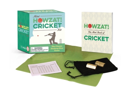 Paperback Mini Howzat! Cricket Kit: The Classic Desktop Dice Game Book