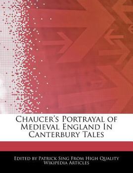 Paperback Chaucer's Portrayal of Medieval England in Canterbury Tales Book