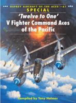 Paperback 'Twelve to One' V Fighter Command Aces of the Pacific Book