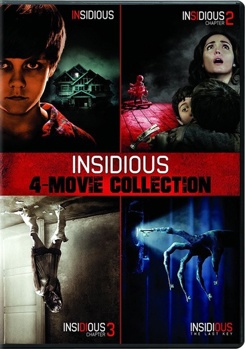 DVD Insidious / Insidious: Chapter 2 / Insidious: Chapter 3 / Insidious: The Last Key Book