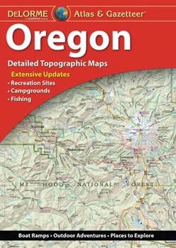 Paperback Delorme Atlas & Gazetteer: Oregon Book