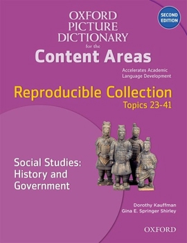 Paperback Oxford Picture Dictionary for the Content Areas Reproducible: Social Studies History & Government Book
